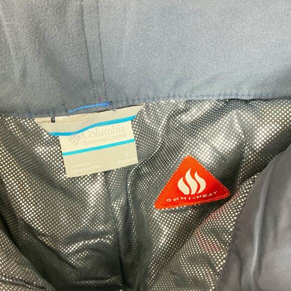 Columbia Womens Bugaboo Ski Snowboard Winter Pants Blue WL1068 Omni-Heat Large - Picture 6 of 9